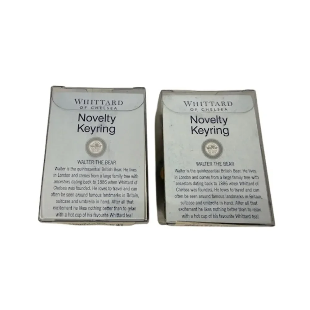 Whittard of Chelsea Walter the Bear Beefeater & Police Officer London Keychains